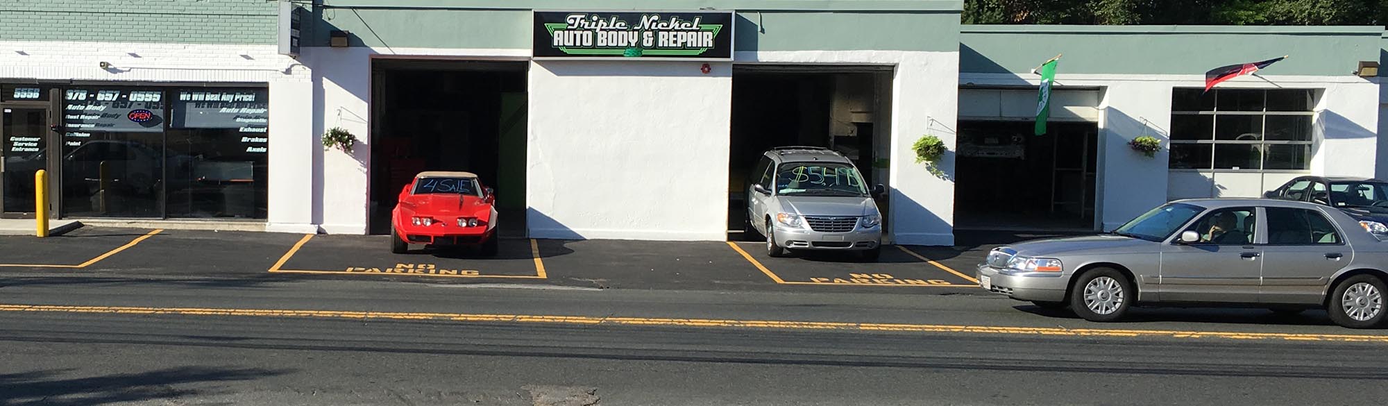 Triple Nickel Auto Body Shop Interior